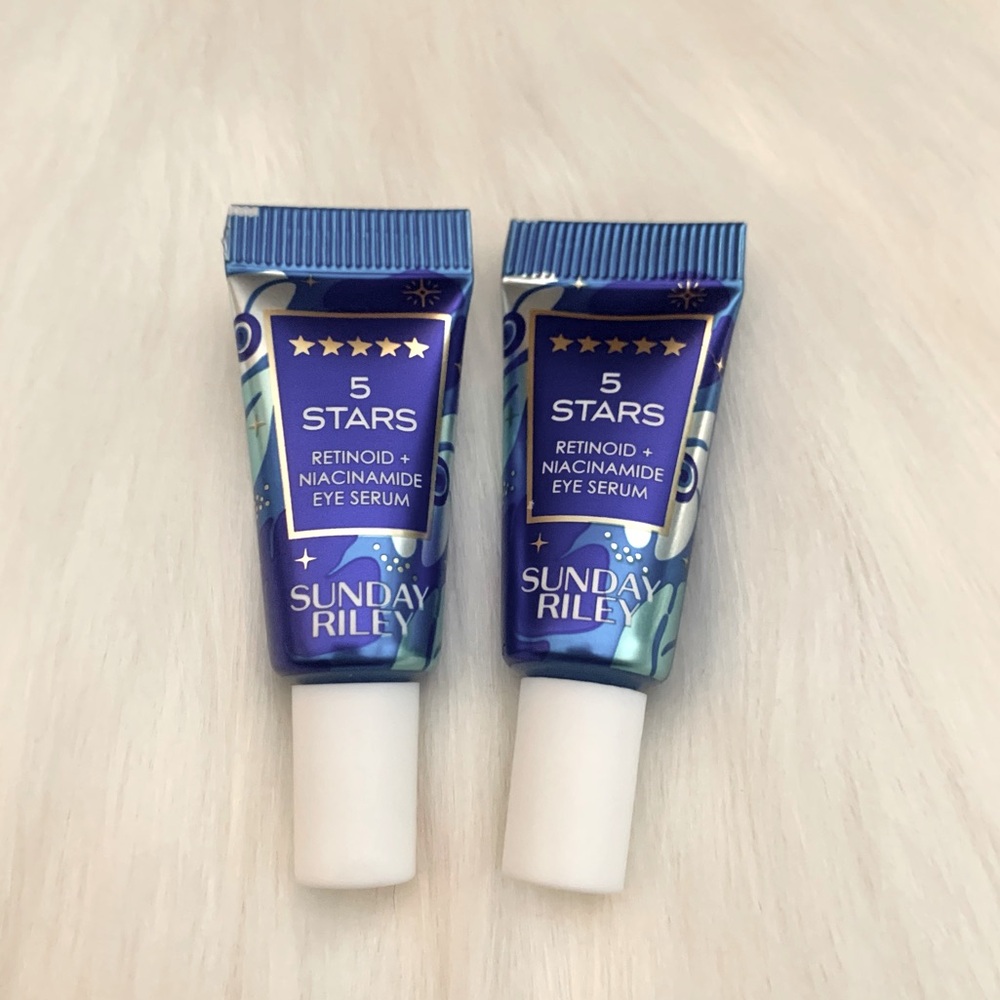 🍊Sunday Riley 5 Stars Retinoid Niacinamide Eye Cream Mini Duo